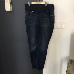 GAP half panel Maternity Jeans